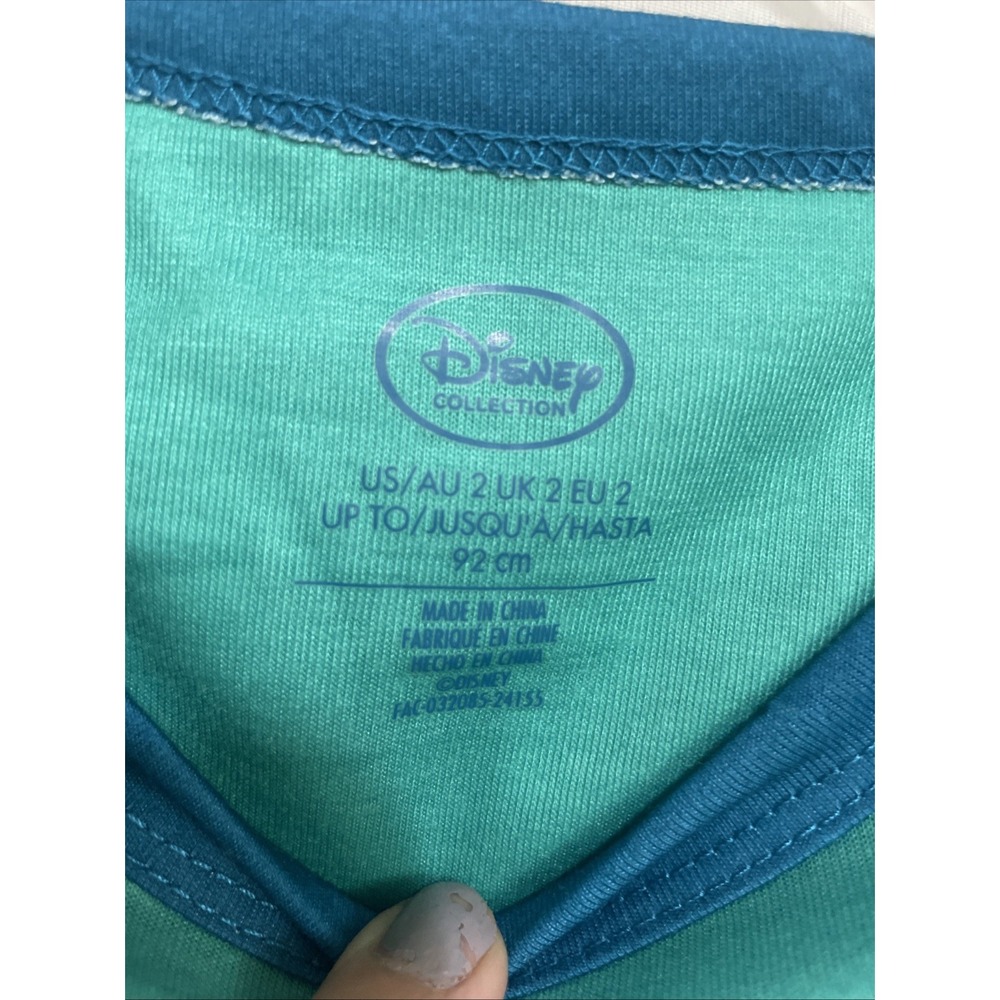 Disney Collection Girls Long Sleeve Elsa Frozen Crew Neck Nightshirt Size 2 - Picture 2 of 3